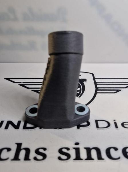 Zündapp RS 50 Ansaugstutzen mit 40mm Lochabstand und 26mm Vergaseranschluß !!